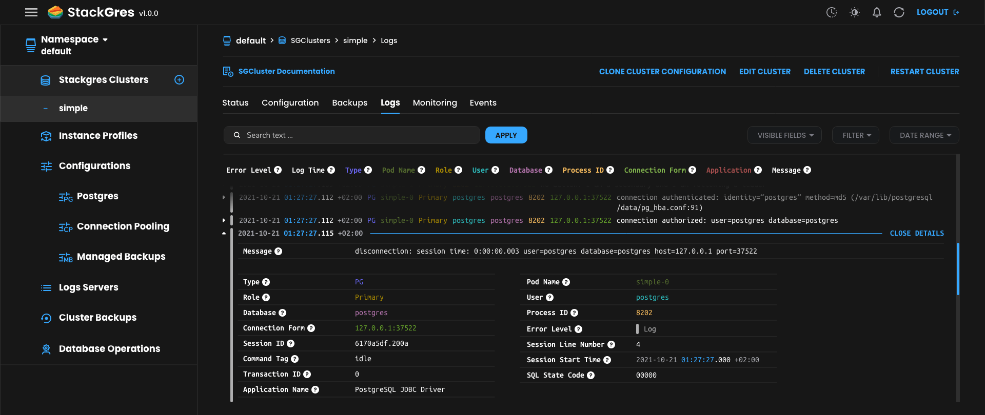 StackGres 1.0.0: Open Source Postgres-aaS with 120+ Extensions